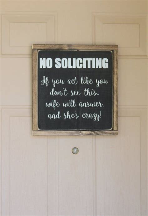This Item Is Unavailable Etsy No Soliciting Signs Funny Wood Signs