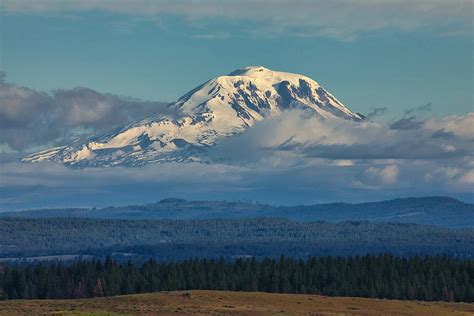 Mount Adams In The Clouds Photograph By Lynn Hopwood Pixels