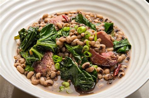 black eyed peas with ham hock and collards recipe