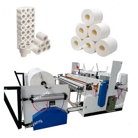 Mm Automatic Toilet Tissue Paper Roll Rewinding Making Machine
