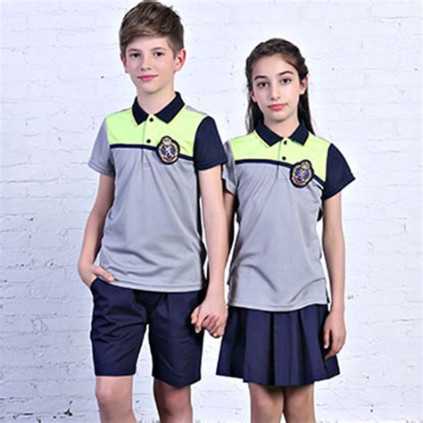 China 2016 Unsex School Uniform Polo Shirt 100 Cotton School Polo