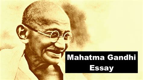My Favourite Leader Mahatma Gandhi Essay Telegraph