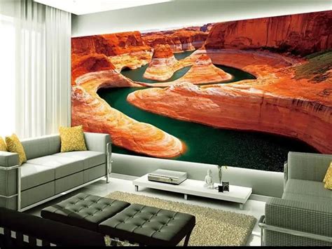 Custom 3d Photo Wallpaper Mural Living Room American Grand Canyon