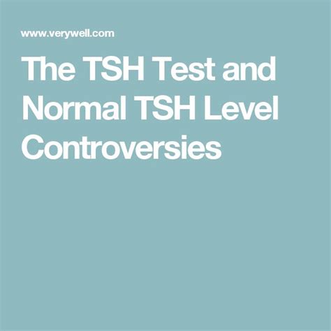 What Do High And Low Tsh Levels Mean Thyroid Function Tests Thyroid