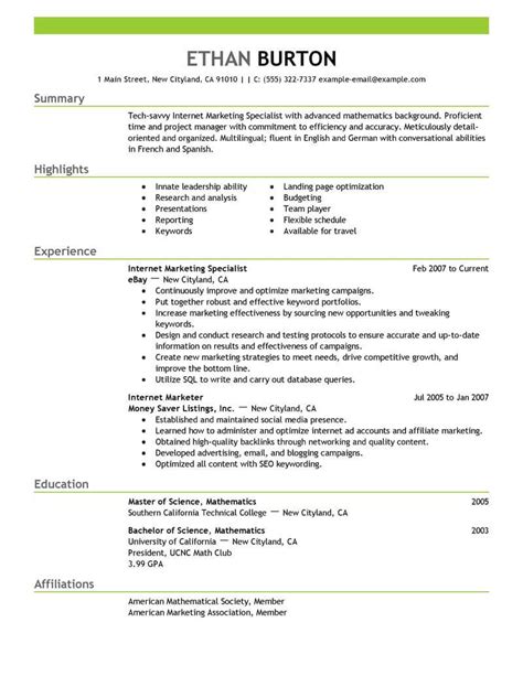 A marketing cv is the curriculum vitae that contains information related to their skills and ability in the sales and marketing field of a company. Best Online Marketer And Social Media Resume Example | LiveCareer