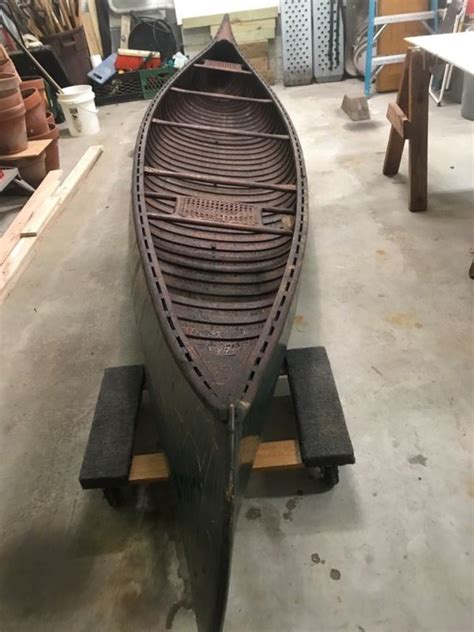 Antique 1910 17 Old Town Canoe For Sale From United States