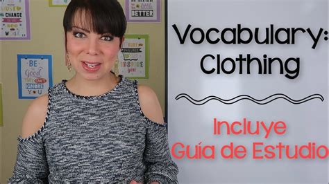 Vocabulario De Ropa En InglÉs Youtube