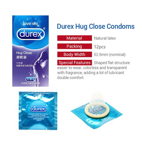 الواقي الذكري Durex الأصلي للرجال الواقي الذكري رقيقة جدا القضيب كم المطاط الطبيعي مشحم الواقي