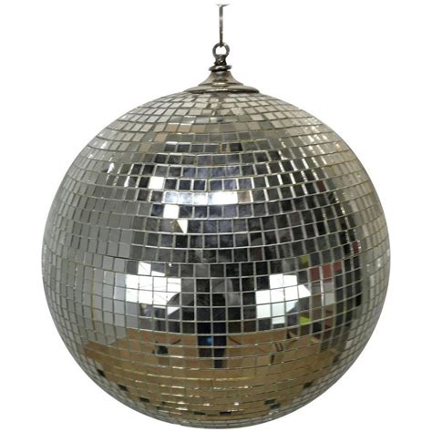 Large Mid Century Modern 1970s Vintage Disco Ball Disco Ball Mid