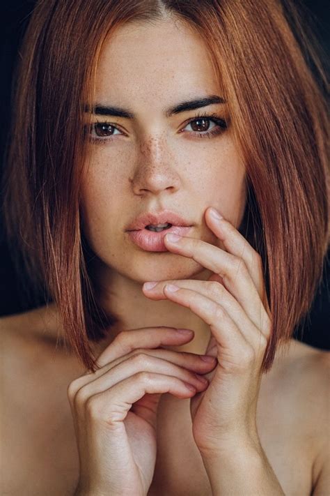 love a brown eyed girl lidia savoderova © ivan warhammer beautiful redhead gorgeous redhead