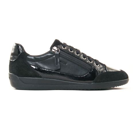 Geox D6468A Black | tennis noir automne hiver chez TROIS PAR 3