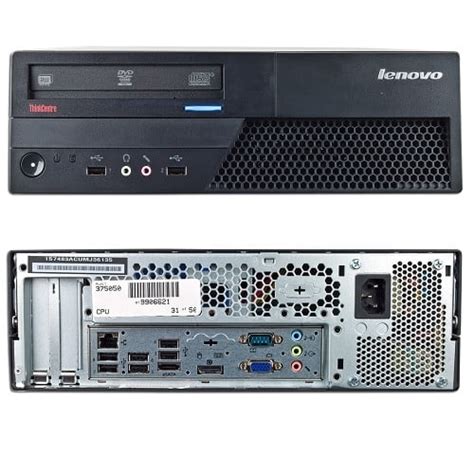 Lenovo Thinkcentre M58p Intel Core 2 Duo E8400 X2 30ghz 2gb 160gb Dvd