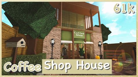 Bloxburg Cafe Ideas Bloxburg Cozy Cafe Speedbuild 75k