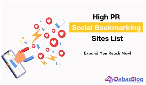 High Pr Social Bookmarking Sites List Updated