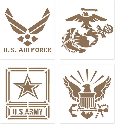 Military Stencils Us Air Force Marine Corps Army Navy 89 X