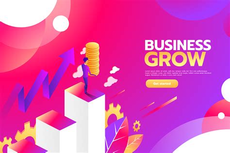 Business Growth Concept - Download Free Vectors, Clipart Graphics ...