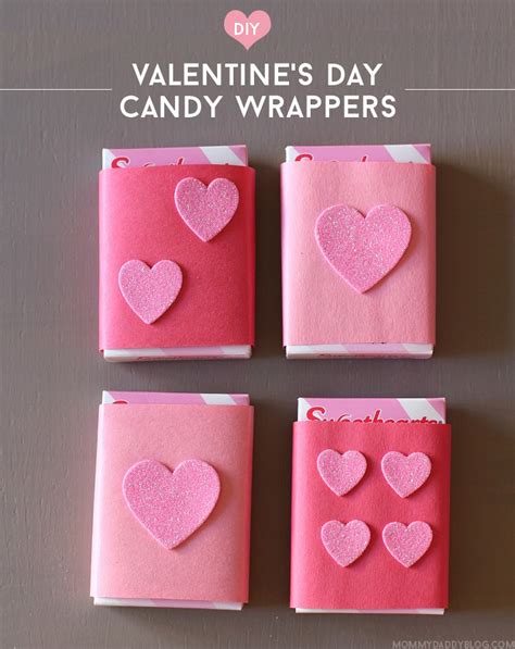 First, you will need one or more chocolate transfer sheets, which are acetate sheets embossed with cocoa butter and powdered food coloring. DIY Valentine's Day Candy Wrappers · Arts & Crafts, Celebrations, Valentine's Day