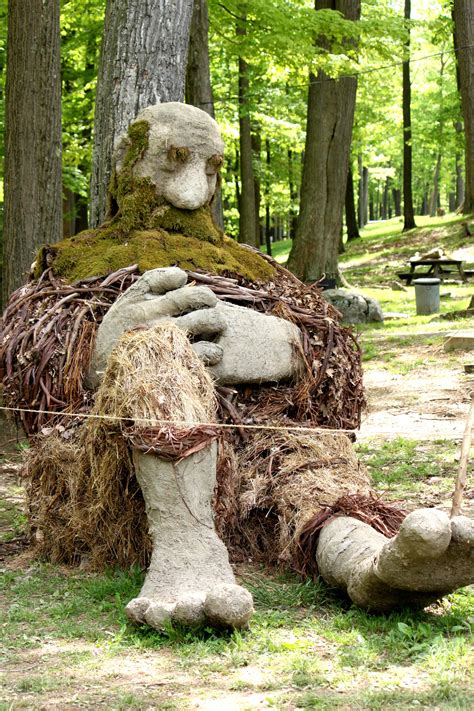 Cool Sculpture For Earth Day Made From Natural Materials Wvu Garden