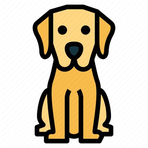Labrador Retriever Dog Pet Animals Breeds Icon Download On