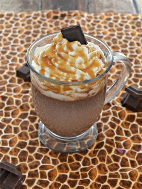 Caramel Hot Cocoa Is A Decadent Hot Beverage Perfect For Winter Hot Chocolate Recipes Hot
