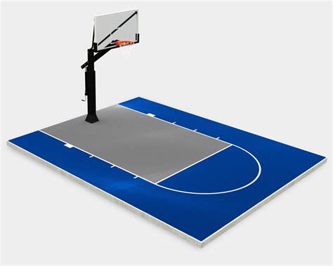 Do it yourself and save thousands of dollars. 20' x 25' Basketball Court in 2020 | Basketball court flooring, Outdoor basketball court, Home ...