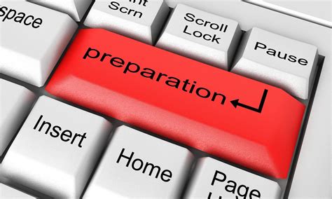 Preparation Word On White Keyboard 7601500 Stock Photo At Vecteezy