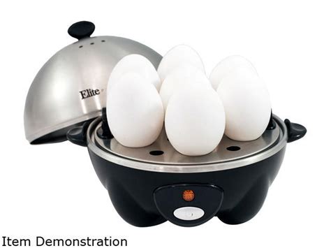 Elite Platinum Egc 508 Egg Cooker With Stainless Steel Egg Tray And Lid