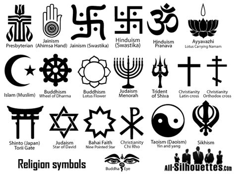Religion Symbols Vector 123freevectors