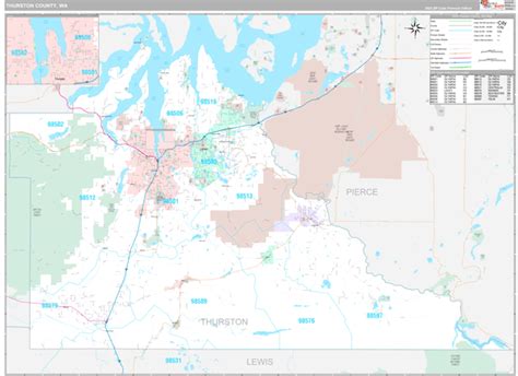 Thurston County Wa Maps