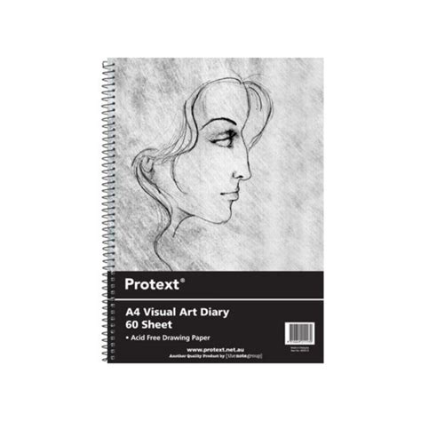 Protext A4 120pg 110gsm Clear Pp Visual Art Diary Lj Harper