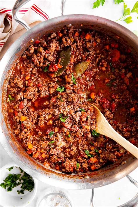 Simple Bolognese Sauce Recipe Savory Nothings
