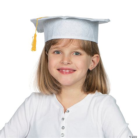 Cheap 👏 Kids Felt Elementary School Graduation Mortarboard Hats 12