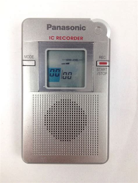 Panasonic Rr Dr60 16 Mb 8 Hours Handheld Digital Voice Recorder