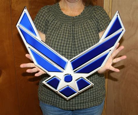 Us Air Force Ribbon Steel Sign Custom Steel Signs And Ts Photosteel