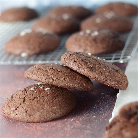 Salted Double Chocolate Spice Cookies Good Health Gourmet