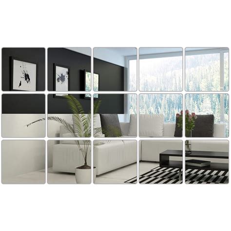 I'm using a mastic tile adhesive to install 1 x 1 inch glass mosaic tile sheets on plywood for a countertop. 16PCS/9PCS 6 x 6 Inches Mirror Sheets Square Mirror Decals ...