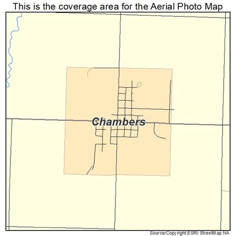 Aerial Photography Map Of Chambers Ne Nebraska
