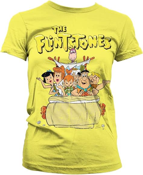 The Flintstones Officially Licensed Women T Shirt At Amazon Womens