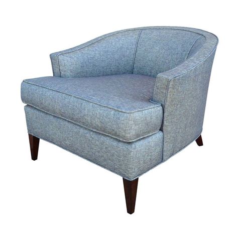 Barrel chairs are most commonly used as accent seating in any room. Mid-Century Barrel Back Club Chair | Chairish