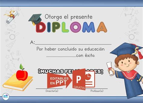 Diploma Para Cierre Del A O Escolar Ppt Diplomas Diplomas Para