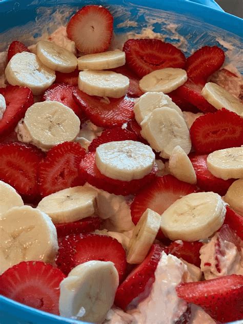 Strawberry Banana Cheesecake Salad Recipe Ketchup