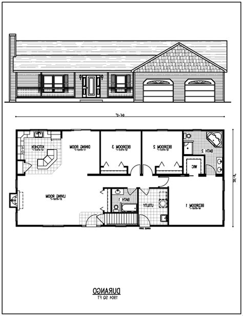 Below are 16 best pictures collection of 5 bedroom ranch style house plans photo in high resolution. Rectangular House Floor Plans Design Bedroom Bath House ...