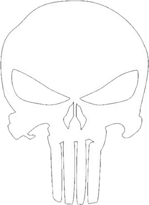 Download Report Abuse White Punisher Skull Png Full Size Png Image