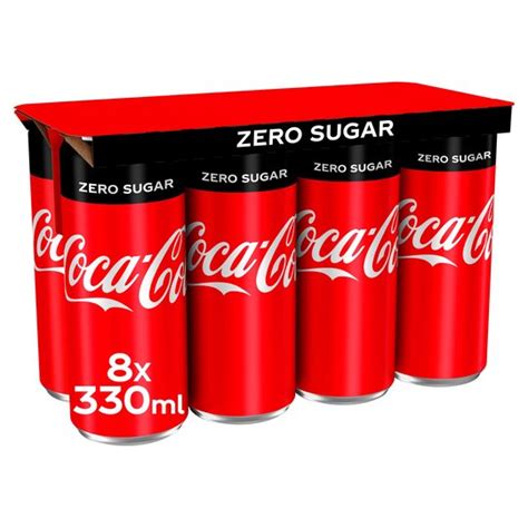 Coca Cola Coke Zero 8x330ml Tesco Groceries