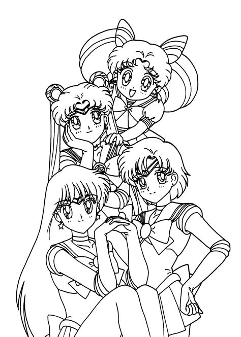 Sailor Moon Coloring Pages Printable Customize And Print