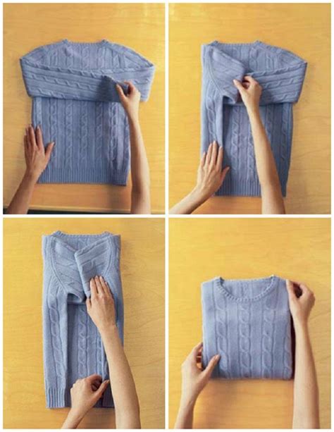 A Sweater 15 Folding Tutorials Thatll Make Your Life Easier