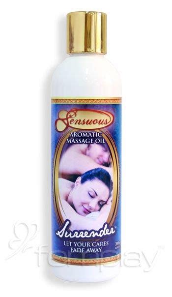 Sensuous Aromatic Massage Oil Surrender 200ml Massage Oil Natural Massage Oil Aromatic Oils