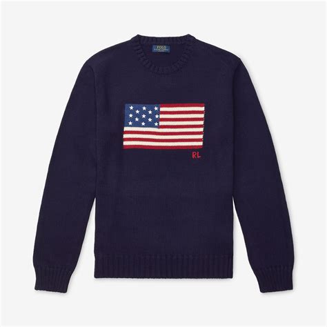 Polo Ralph Lauren The Iconic Flag Sweater 710718281001 Sns