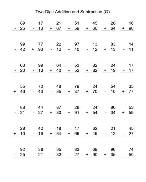 Addition Worksheet 3rd Grade Column Addition 4 Digits 1 Math