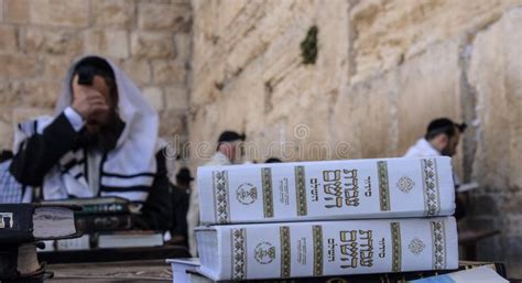 Prayers At The Western Wall Editorial Photo Image Of Prayer Hassid